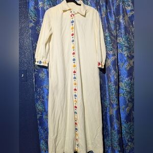 Vintage Norman At Home Wear House Coat Robe